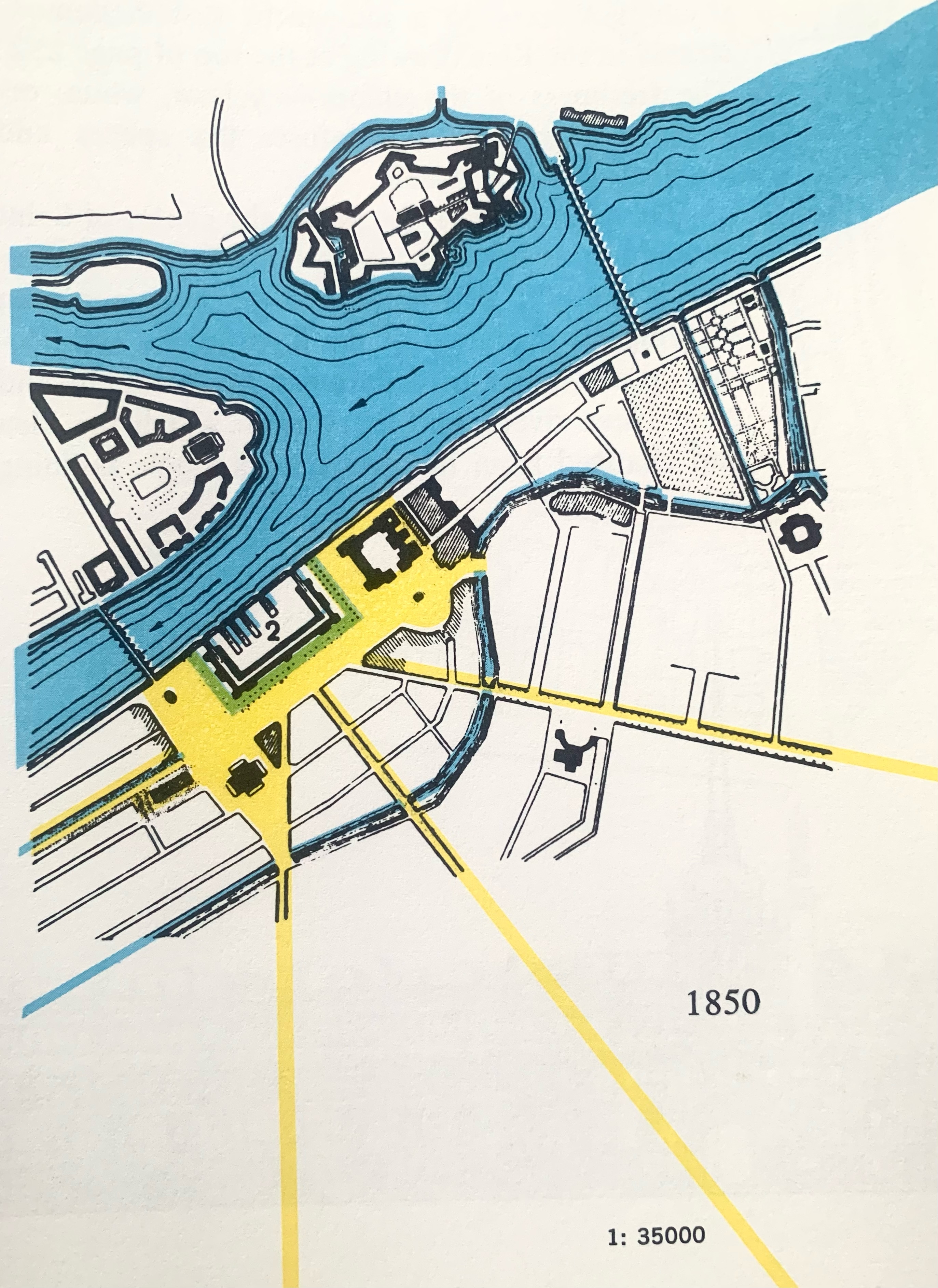 Petersburg 1850 plan