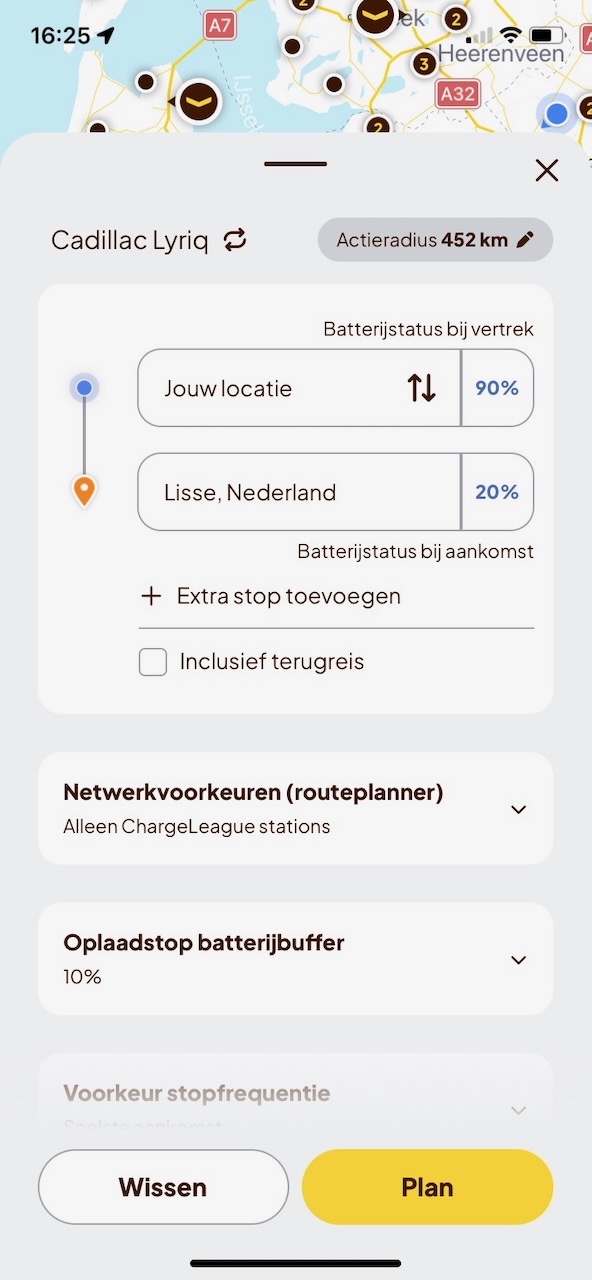 Fastned planner invoer