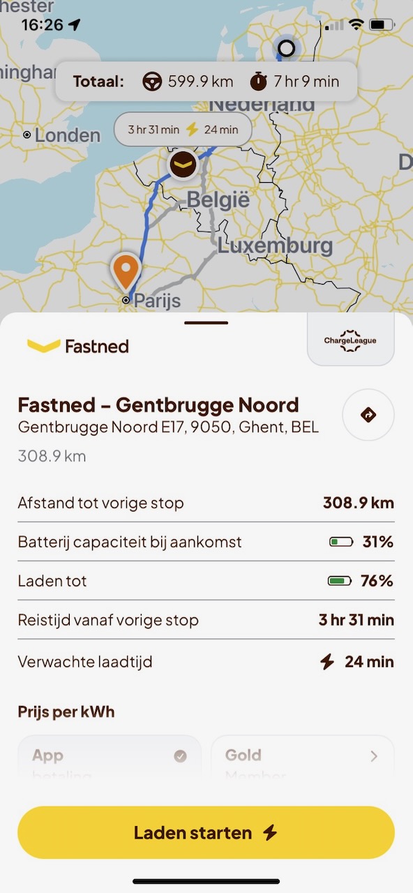 Fastned planner resultaat