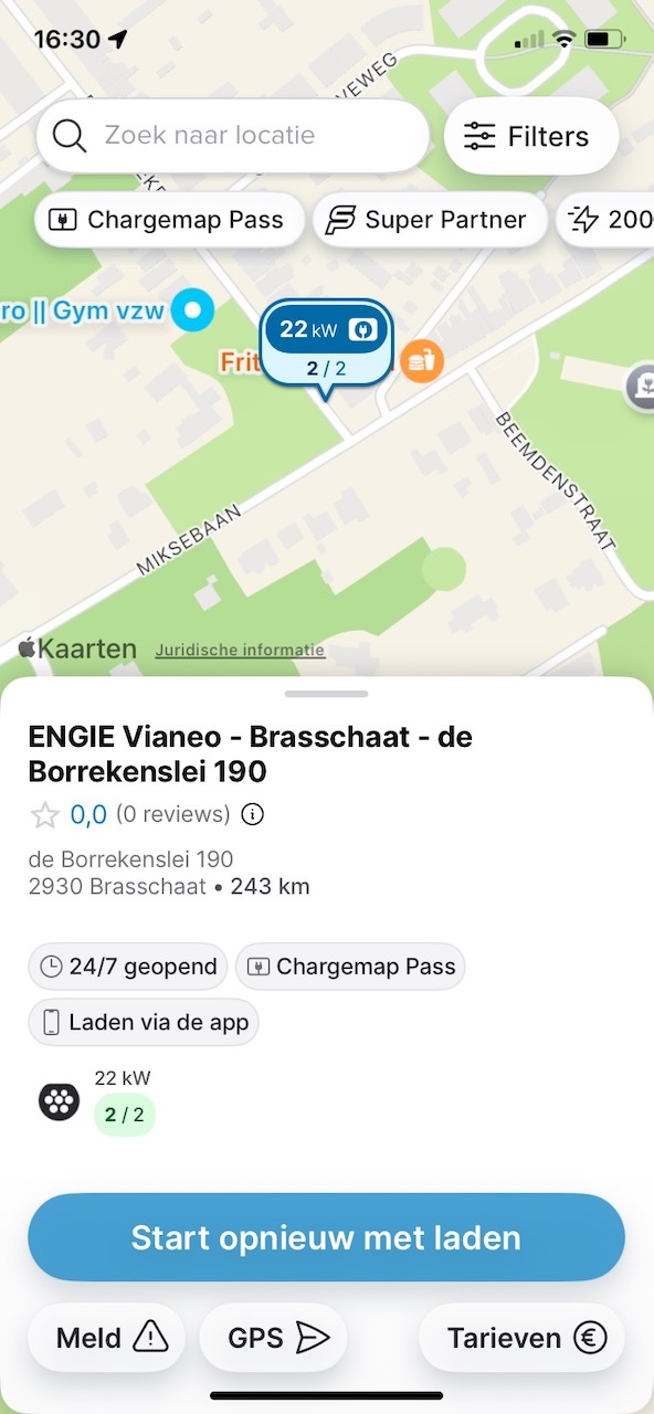 ChargeMap Laadpaaldetails